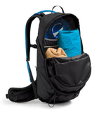 The North Face Basin 36 Liter Technical Daypack with Rain Cover | Unisex Backpack, Padded Hipbelt, Chest Strap, Hiking Pole Attachment, TNF Black/TNF Black - NPF, One Size
