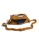 The North Face Berkeley Lumbar Bag | Water - Repellent Fanny Pack for Men & Women, External Pocket & Adjustable Strap, Timber Tan/TNF Black, One Size