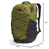 THE NORTH FACE Borealis Commuter Laptop Backpack, Forest Olive/TNF Black, One Size