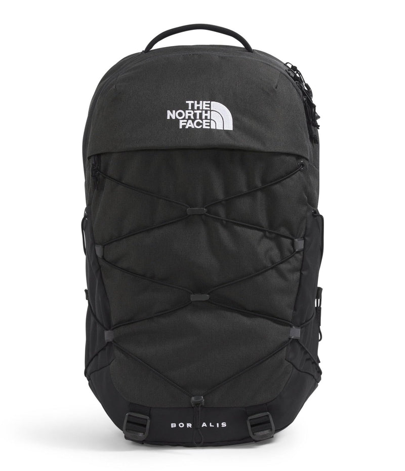 The North Face Borealis Commuter Laptop Backpack - Water Repellent, Laptop Sleeve, Large Main Compartment, Asphalt Grey Light Heather/TNF Black - NPF, One Size