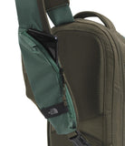 The North Face Borealis Sling Bag - Crossbody Bag, Water Repellent, Adjustable Strap, Multiple Compartments, Cedar/Lava Red, One Size