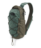 The North Face Borealis Sling Bag - Crossbody Bag, Water Repellent, Adjustable Strap, Multiple Compartments, Cedar/Lava Red, One Size
