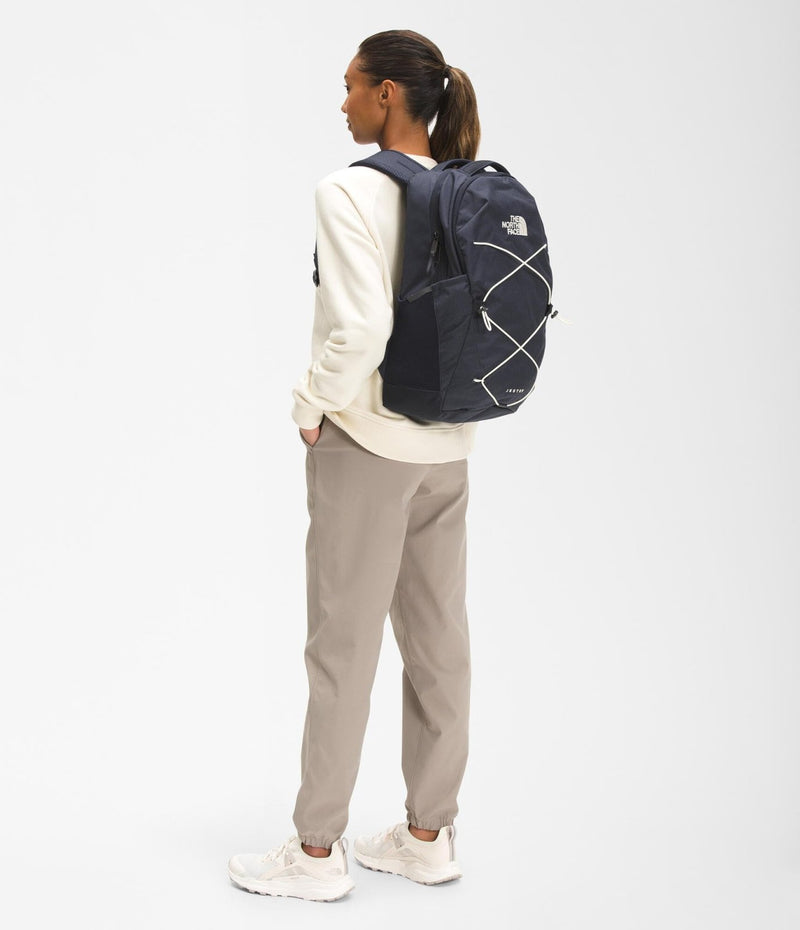 The North Face Jester Everyday Laptop Backpack - Commuter Daypack, Water Repellent, Laptop Sleeve, Aviator Navy Light Heather/Vintage White - NPF, One Size