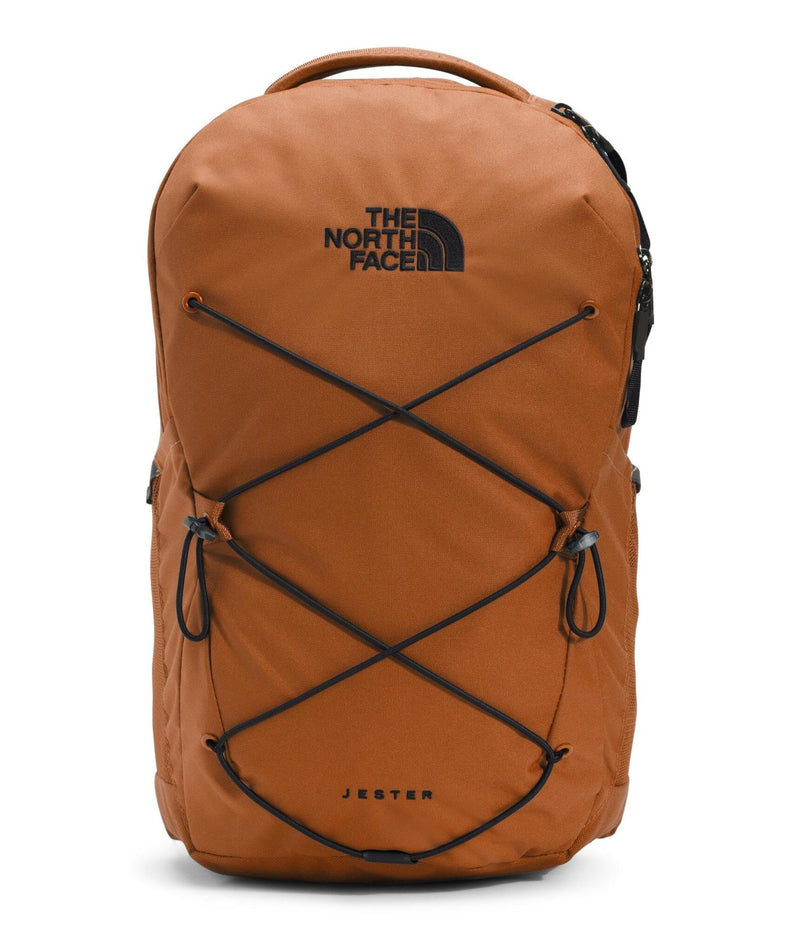 The North Face Jester Everyday Laptop Backpack - Commuter Daypack, Water Repellent, Laptop Sleeve, Leather Brown/TNF Black - NPF, One Size