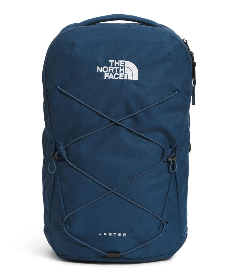 The North Face Jester Everyday Laptop Backpack - Commuter Daypack, Water Repellent, Laptop Sleeve, Shady Blue/TNF White - NPF, One Size