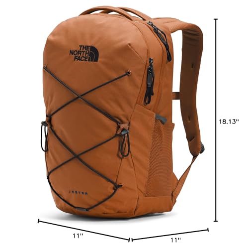 THE NORTH FACE Jester Everyday Laptop Backpack, Leather Brown/Tnf Black, One Size