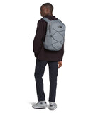 The North Face Jester Everyday Laptop Backpack, Mid Grey Dark Heather/TNF Black, One Size