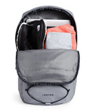 The North Face Jester Everyday Laptop Backpack, Mid Grey Dark Heather/TNF Black, One Size