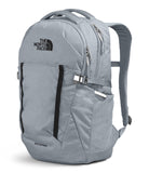 The North Face Pivoter Everyday Laptop Backpack - NPF, Mid Grey Dark Heather/TNF Black - NPF, One Size