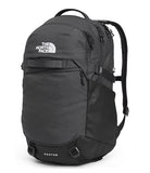 The North Face Router Everyday Laptop Backpack - Daypack, Water Repellent, Laptop Sleeve, Reflective Details, Asphalt Grey Light Heather/TNF Black-NPF, One Size