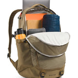 The North Face Router Everyday Laptop Backpack - Daypack, Water Repellent, Laptop Sleeve, Reflective Details, Cedar/Lava Red, One Size