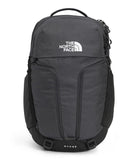 The North Face Surge Commuter Laptop Backpack - Daypack, Water Repellent, 15" Laptop Sleeve, Reflective Details, Asphalt Grey Light Heather/TNF Black - NPF, One Size