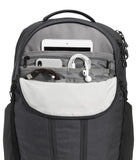 The North Face Surge Commuter Laptop Backpack - Daypack, Water Repellent, 15" Laptop Sleeve, Reflective Details, Asphalt Grey Light Heather/TNF Black - NPF, One Size