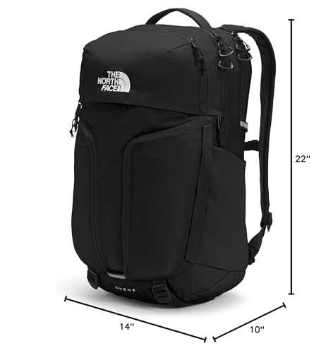 The North Face Surge Commuter Laptop Backpack, TNF Black/TNF Black, One Size