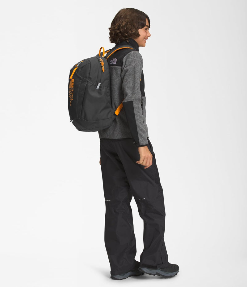 The North Face Teen Mini Recon Backpack, Asphalt Grey/Cone Orange - NPF, One Size