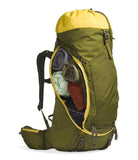 The North Face Terra 55 Backpack - Unisex Hiking Pack, Cinch - Top Opening with Zipper, Pole & Ice Axe Attachments, Forest Olive/New Taupe Green - NPF, Small/Medium