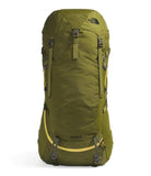 The North Face Terra 55 Backpack - Unisex Hiking Pack, Cinch - Top Opening with Zipper, Pole & Ice Axe Attachments, Forest Olive/New Taupe Green - NPF, Small/Medium