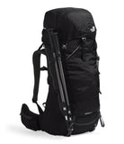 The North Face Terra 55 Backpack - Unisex Hiking Pack, Cinch - Top Opening with Zipper, Pole & Ice Axe Attachments, TNF Black/Asphalt Grey - NPF, Large/X - Large