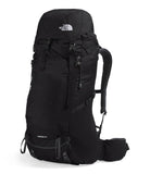 The North Face Terra 65 Backpack - Unisex Hiking Pack, Cinch - Top Opening with Zipper, Pole & Ice Axe Attachments, TNF Black/Asphalt Grey - NPF, Large/X - Large