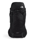 The North Face Terra 65 Backpack - Unisex Hiking Pack, Cinch-Top Opening with Zipper, Pole & Ice Axe Attachments, TNF Black/Asphalt Grey-NPF, Large/X-Large
