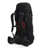 The North Face Terra 65 Backpack - Unisex Hiking Pack, Cinch - Top Opening with Zipper, Pole & Ice Axe Attachments, TNF Black/Asphalt Grey - NPF, Large/X - Large