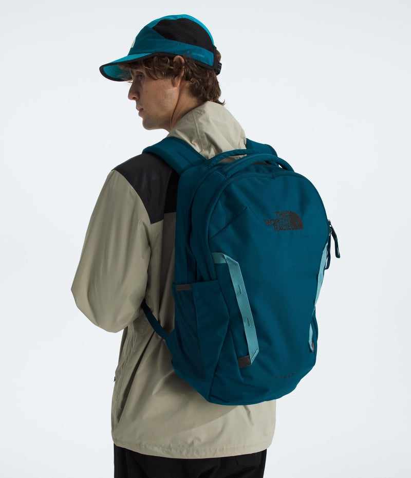 The North Face Vault Everyday Laptop Backpack - PFAS Free, Midnight Petrol/Algae Blue, One Size