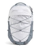 The North Face Women's Borealis Commuter Laptop Backpack - Everyday Travel Bag, Laptop Sleeve, Reflective Details, TNF White Metallic Mélange/Mid Grey - NPF, One Size