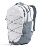 The North Face Women's Borealis Commuter Laptop Backpack - Everyday Travel Bag, Laptop Sleeve, Reflective Details, TNF White Metallic Mélange/Mid Grey - NPF, One Size