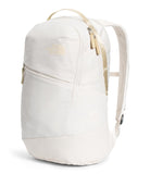 The North Face Women's Isabella 3.0 Backpack | Everyday Travel Bag with 16" Laptop Sleeve, Water - Repellent Finish, Women - Specific Fit, Gardenia White Dark Heather/Gravel - NPF, One Size