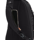 The North Face Women's Isabella Sling - Slim Carry Crossbody Bag with Large Main Compartment, Water - Repellent Finish, TNF Black Light Heather/Burnt Coral Metallic - NPF, One Size