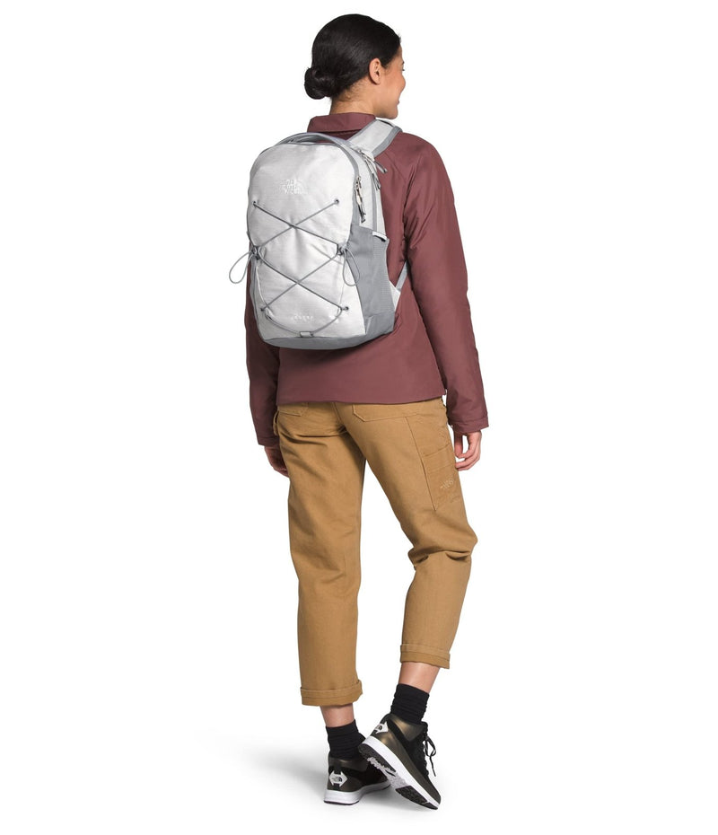 The North Face Women's Jester Commuter Laptop Backpack, TNF White Metallic Mélange/Mid Grey, One Size
