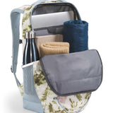 The North Face Women's Jester Everyday Laptop Backpack - Commuter Travel Bag, Laptop Sleeve, Water - Repellent, Desert Stone Floral Dye Print/Frost Grey, One Size