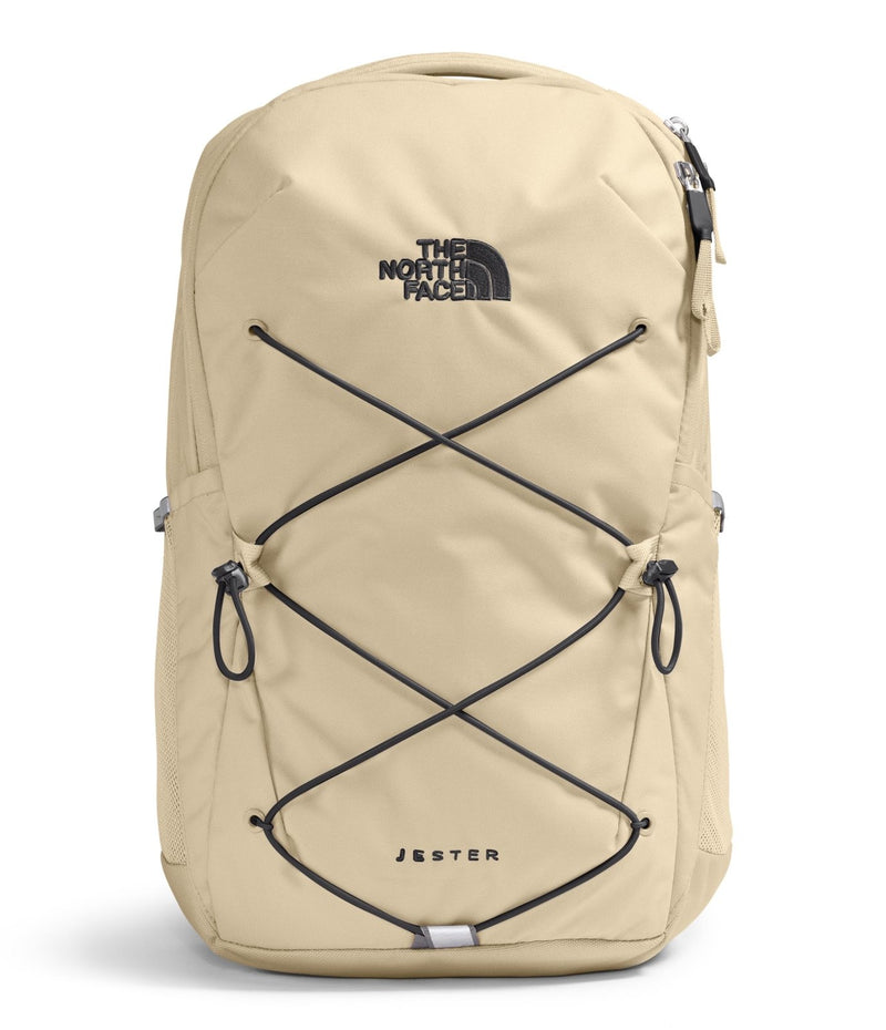 The North Face Women's Jester Everyday Laptop Backpack - Commuter Travel Bag, Laptop Sleeve, Water - Repellent, Gravel/TNF Black, One Size