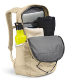 The North Face Women's Jester Everyday Laptop Backpack - Commuter Travel Bag, Laptop Sleeve, Water - Repellent, Gravel/TNF Black, One Size