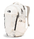 The North Face Women's Recon Everyday Laptop Backpack - Commuter Travel Bag, 18" Laptop Sleeve, Water - Repellent, Gardenia White/TNF Black - NPF, One Size