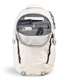 The North Face Women's Recon Everyday Laptop Backpack - Commuter Travel Bag, 18" Laptop Sleeve, Water - Repellent, Gardenia White/TNF Black - NPF, One Size
