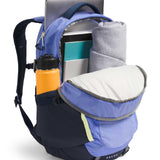 The North Face Women's Recon Everyday Laptop Backpack - Commuter Travel Bag, 18" Laptop Sleeve, Water - Repellent, Periwinkle Glow/Summit Navy/Lemon Mist, One Size