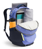 The North Face Women's Recon Everyday Laptop Backpack - Commuter Travel Bag, 18" Laptop Sleeve, Water - Repellent, Periwinkle Glow/Summit Navy/Lemon Mist, One Size