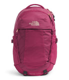 The North Face Women's Recon Luxe Everyday Laptop Backpack - PFAS Free, Cyber Berry/Burnt Coral Metallic, One Size