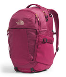 The North Face Women's Recon Luxe Everyday Laptop Backpack - PFAS Free, Cyber Berry/Burnt Coral Metallic, One Size