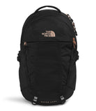 The North Face Women's Recon Luxe, TNF Black/Burnt Coral Metallic-NPF, One Size