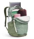 The North Face Women's Surge Commuter Laptop Backpack - Everyday Travel Bag, Laptop Sleeve, Water - Repellent, Slate Moss/Bark Mist, One Size