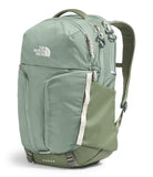 The North Face Women's Surge Commuter Laptop Backpack - Everyday Travel Bag, Laptop Sleeve, Water - Repellent, Slate Moss/Bark Mist, One Size