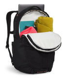 THE NORTH FACE Women's Surge Luxe Computer Laptop Backpack, TNF Black/Burnt Coral Metallic - NPF, One Size