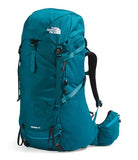 The North Face Women's Terra 55 Backpack - Hiking Pack, Women-Specific Fit, Cinch-Top Opening, Pole & Ice Axe Attachments, Blue Moss/Sapphire Slate-NPF, Medium/Long