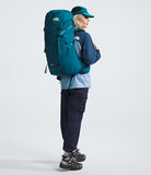 The North Face Women's Terra 55 Backpack - Hiking Pack, Women-Specific Fit, Cinch-Top Opening, Pole & Ice Axe Attachments, Blue Moss/Sapphire Slate-NPF, Medium/Long