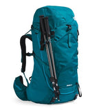 The North Face Women's Terra 55 Backpack - Hiking Pack, Women-Specific Fit, Cinch-Top Opening, Pole & Ice Axe Attachments, Blue Moss/Sapphire Slate-NPF, Medium/Long