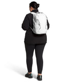 The North Face Women's Vault Everyday Laptop Backpack - Commuter Travel Bag, Water - Repellent, Spacious Main Compartment, TNF White Metallic Mélange/Mid Grey - NPF, One Size