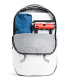 The North Face Women's Vault Everyday Laptop Backpack - Commuter Travel Bag, Water - Repellent, Spacious Main Compartment, TNF White Metallic Mélange/Mid Grey - NPF, One Size