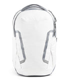 The North Face Women's Vault Everyday Laptop Backpack - Commuter Travel Bag, Water - Repellent, Spacious Main Compartment, TNF White Metallic Mélange/Mid Grey - NPF, One Size
